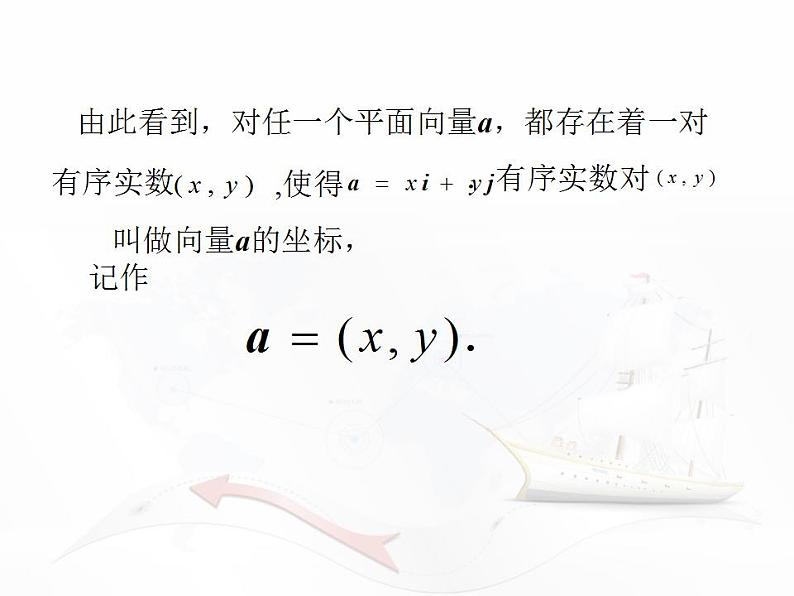 高教版中职数学基础模块下册：7.2《平面向量的坐标表示》课件04