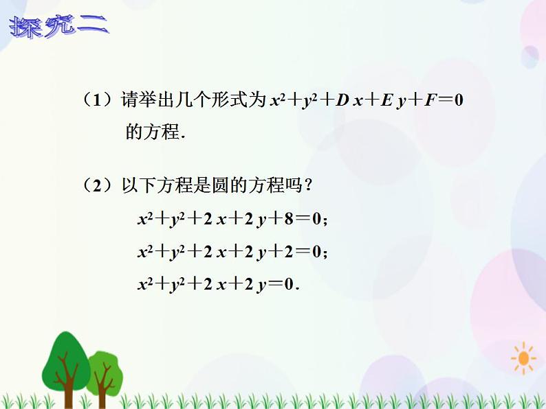 【人教版】中职数学基础模块下册：8.3.2《圆的方程》课件第4页