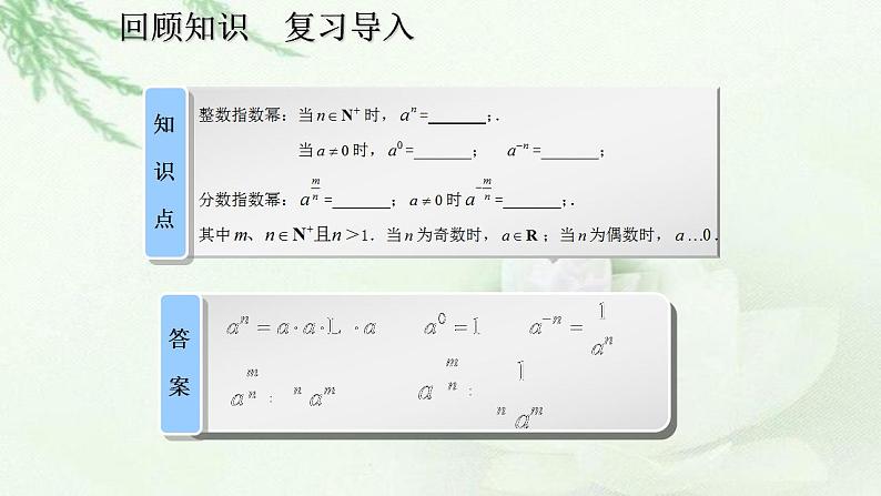 高教版数学（基础模块）上册 4.1.2实数指数幂 PPT课件第2页