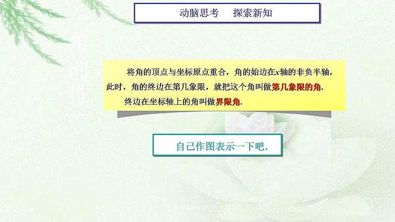 高教版数学（基础模块）上册 5.1角的概念推广 PPT课件第7页