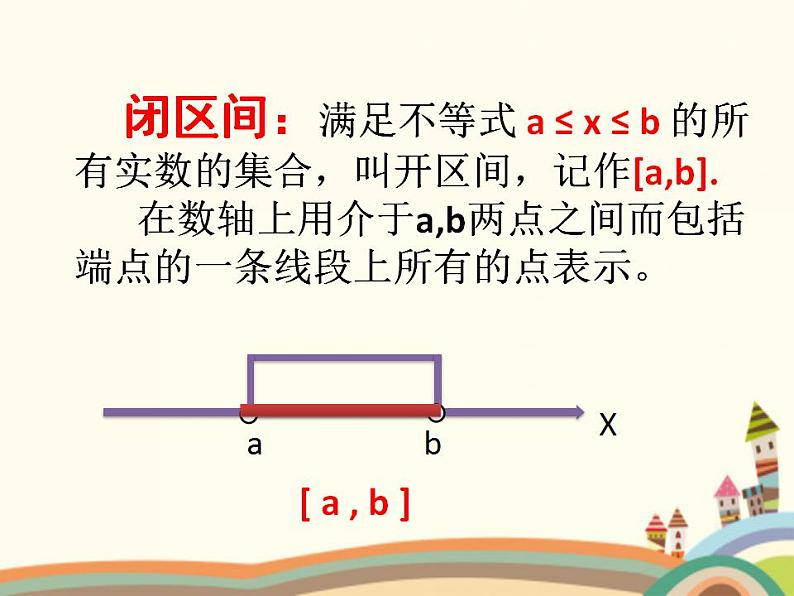 【语文版】中职数学基础模块上册：2.2《区间的概念》ppt课件（2）05