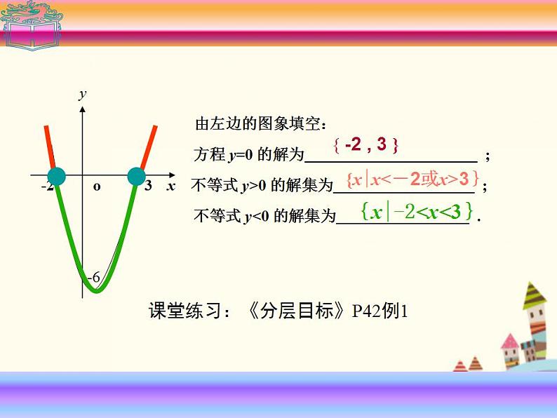 【语文版】中职数学基础模块上册：2.3《一元二次不等式》ppt课件（2）08