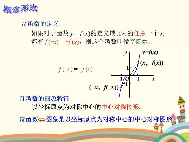 【语文版】中职数学基础模块上册：3.4《函数的奇偶性》ppt课件（3）第6页