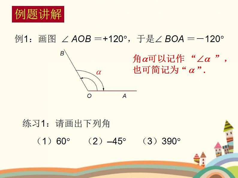 【语文版】中职数学基础模块上册：5.1《角的概念与推广》ppt课件（3）05