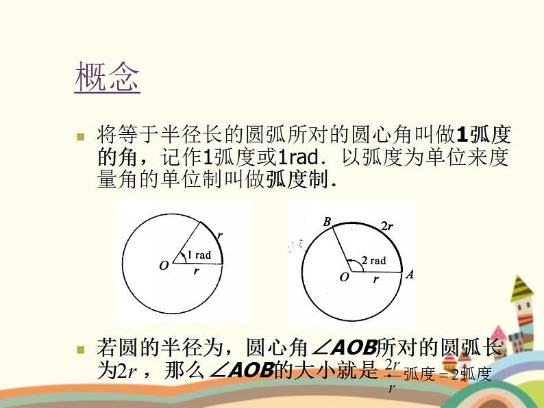 【语文版】中职数学基础模块上册：5.2《弧度制》ppt课件（3）04