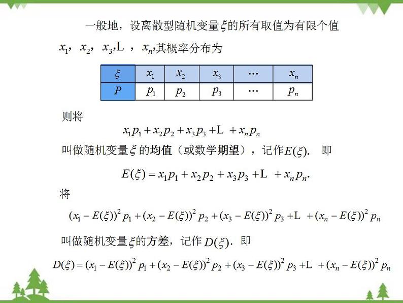 【人教版】中职数学（拓展模块）：3.2《离散型随机变量及其分布》课件03