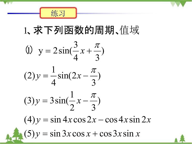 五点法作正弦型函数的图像（二）课件PPT第2页