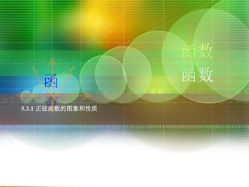 【人教版】中职数学（基础模块）上册：5.3《三角函数的图象和性质》ppt课件（2）01