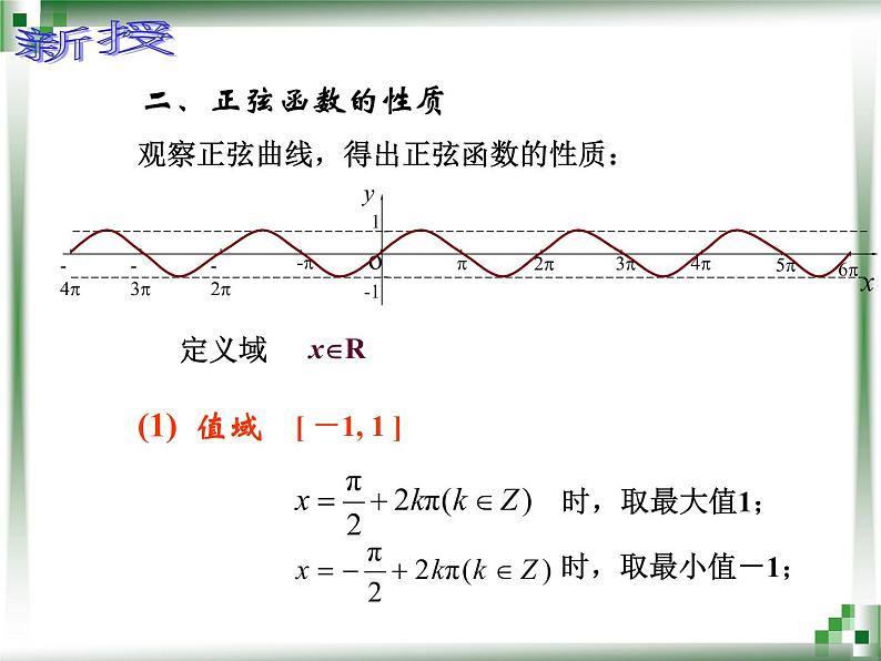 【人教版】中职数学（基础模块）上册：5.3《三角函数的图象和性质》ppt课件（2）08