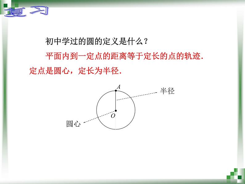 【人教版】中职数学基础模块下册：8.3《圆的方程》ppt课件（2）03