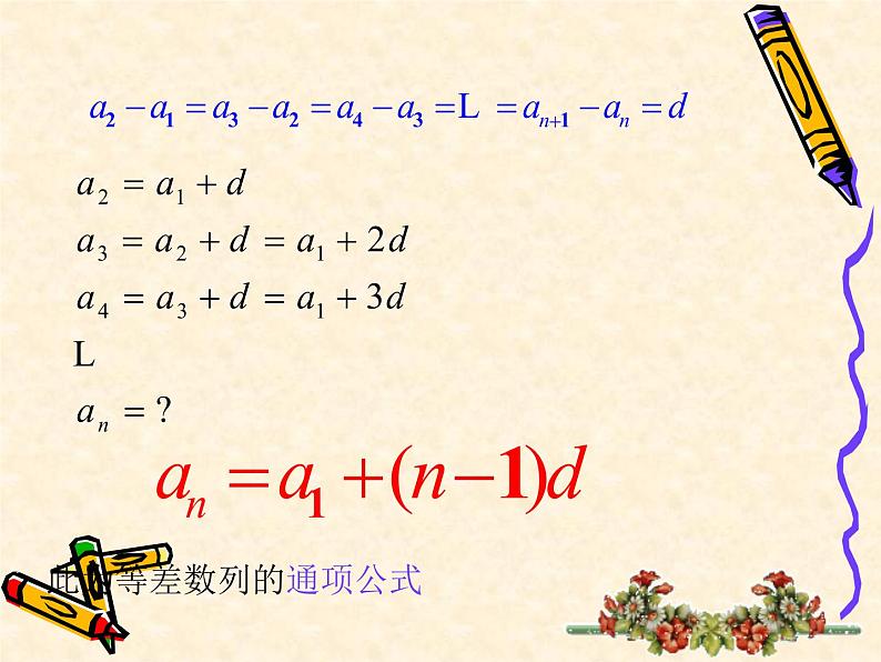 【人教版】中职数学基础模块下册：6.2《等差数列》ppt教学课件（3）07