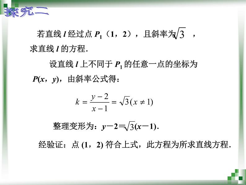 【人教版】中职数学基础模块下册：8.2《直线的方程》ppt课件（3）05