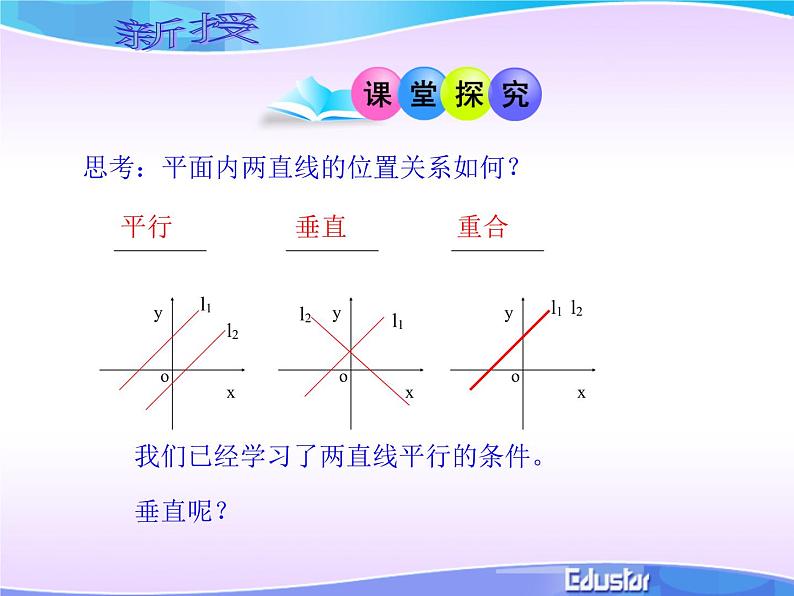 【语文版】中职数学基础模块下册：8.4《两条直线的位置关系》ppt课件（3）第5页