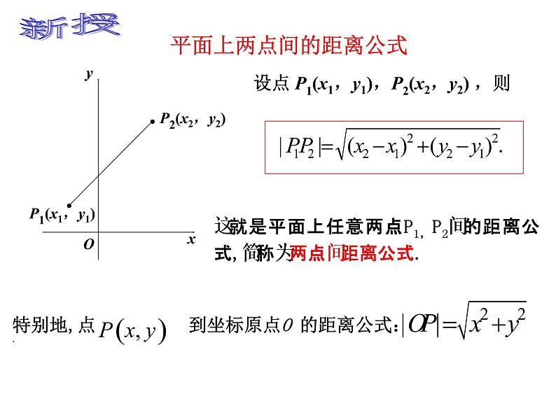 【语文版】中职数学基础模块下册：8.1《两点间距离公式及中点坐标公式》课件（2）第5页