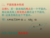 【人教版】中职数学基础模块下册：9.1《空间中平面的基本性质》课件（1）