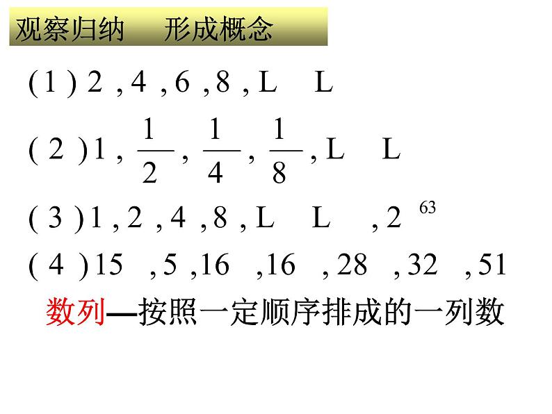 【人教版】中职数学基础模块下册：6.1《数列的概念》ppt教学课件（3）第5页