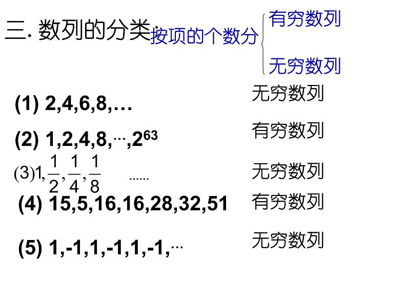 【人教版】中职数学基础模块下册：6.1《数列的概念》ppt教学课件（3）第8页