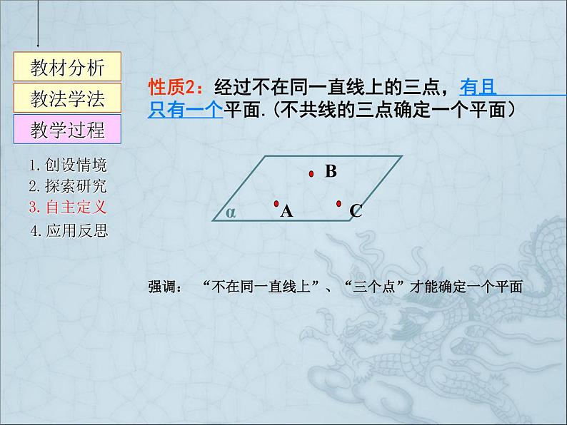 空间中平面的基本性质PPT课件08