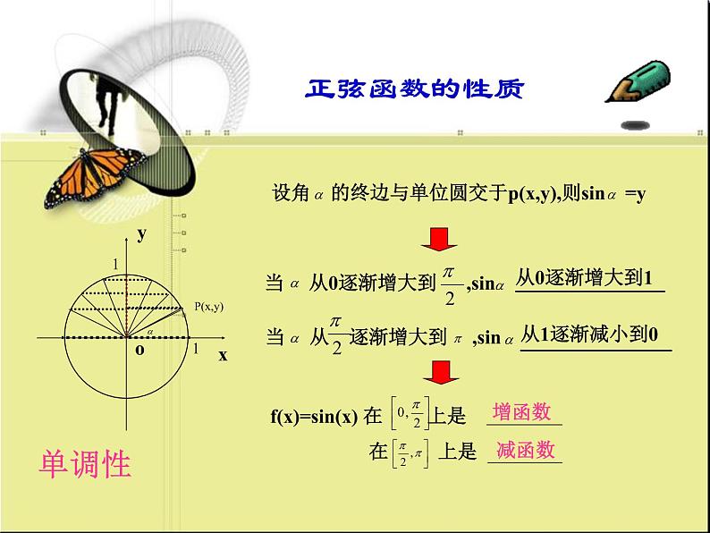 【语文版】中职数学基础模块上册：5.7《正弦函数的图象和性质》ppt课件（1）06