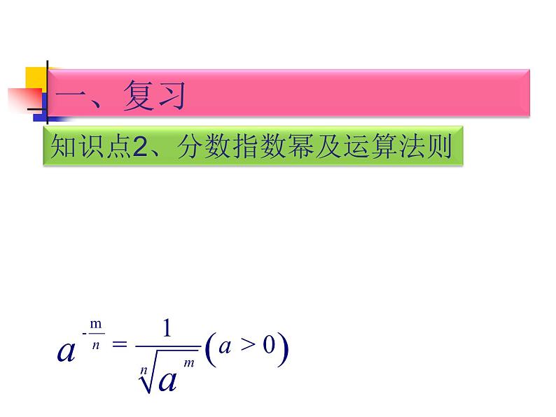 【语文版】中职数学基础模块上册：4.2《实数指数幂及其运算法则》课件（3）第3页