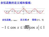 【语文版】中职数学基础模块上册：5.8《余弦函数的图像和性质》ppt课件（2）