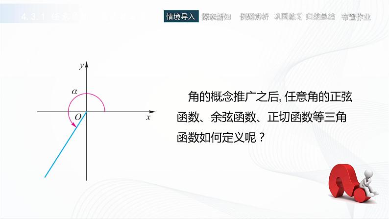 高教版（中职）数学基础模块上册4.3《 任意角的三角函数》共两课时 课件04