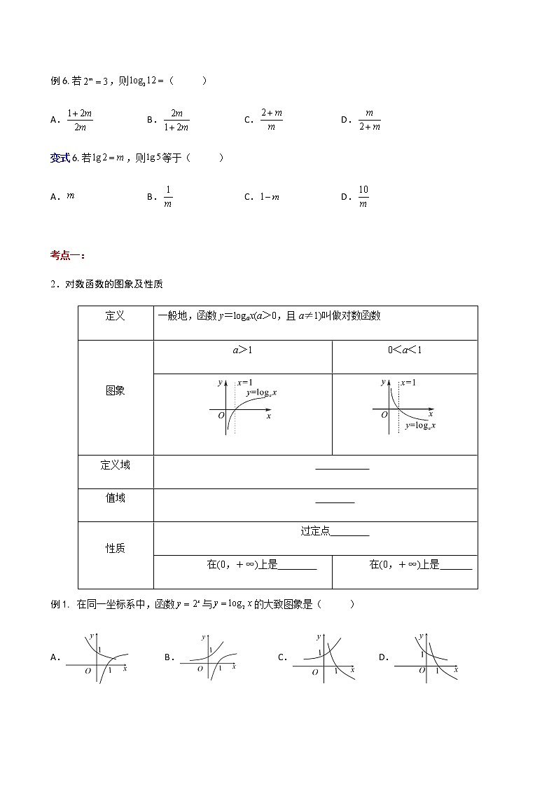 专题09 对数及对数函数（知识点串讲）-【中职专用】高一下学期数学期末复习大串讲（高教版·基础模块上）03