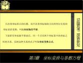 2.1坐标轴的平移与旋转(1) 课件+教案