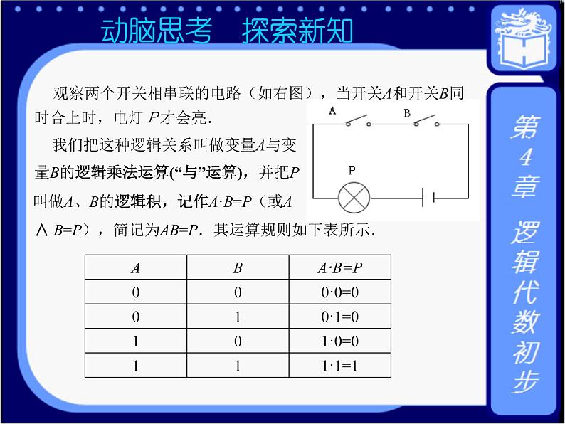 4.2  逻辑变量 课件+教案05