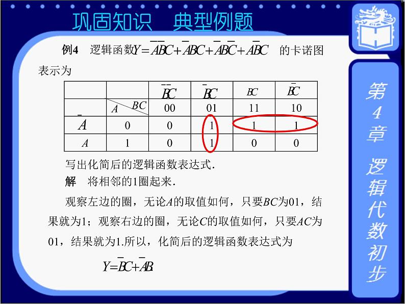 4.4  卡诺图及其应用(2) 课件+教案08