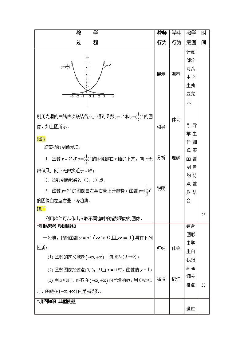 【高教版】中职数学基础模块上册：4.2《指数函数》优秀教案第3页
