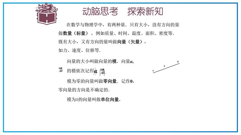 高教版中职数学基础模块下册：7.1《平面向量的概念及线性运算》ppt课件（2）04