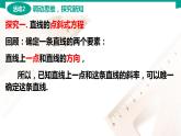 6.2.2 直线的点斜式与斜截式方程 中职数学 高一下学期同步教学课件（高教版·2021 基础模块下册）
