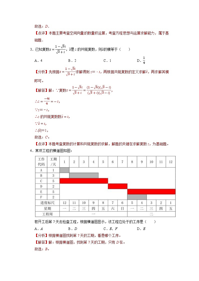 模拟卷04——备考2023中职高考数学冲刺模拟卷（江苏适用）02