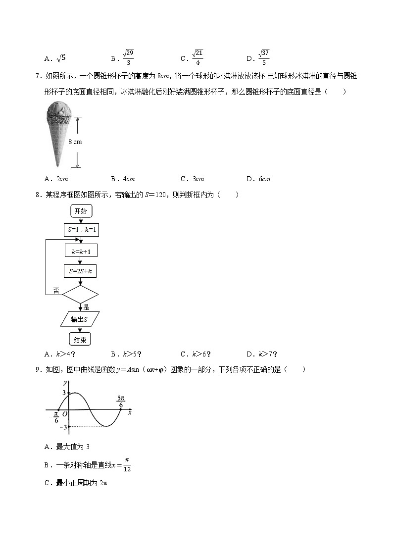 模拟卷05——备考2023中职高考数学冲刺模拟卷（江苏适用）02
