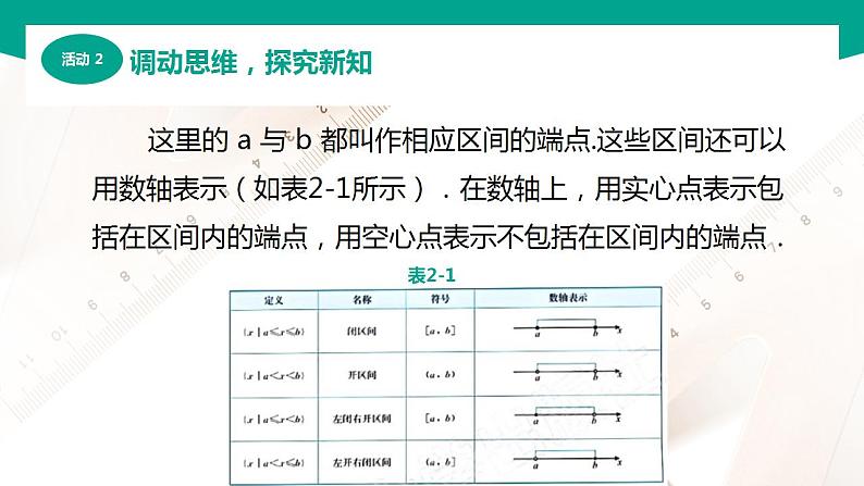 【中职专用】高中数学 （北师大版2021·基础模块上册） 2.2区间（课件）06