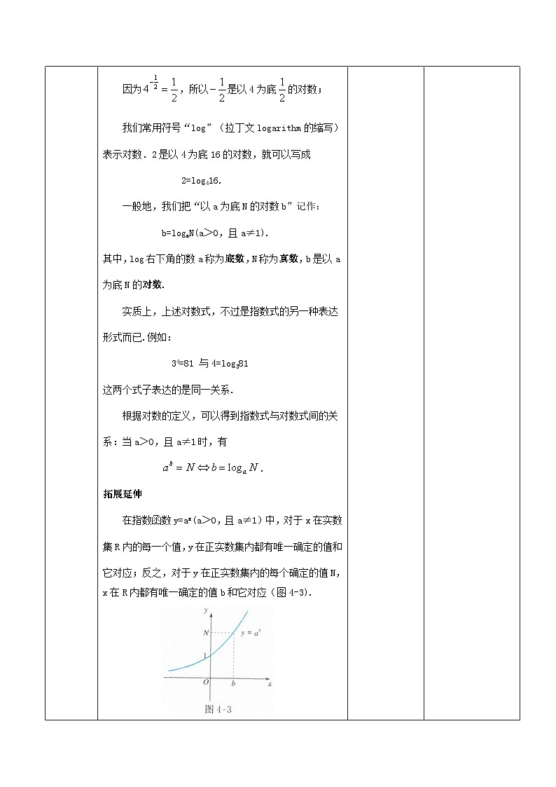 【中职专用】高中数学 人教版2021·基础模块上册  4.2.1对数（教案）第3页