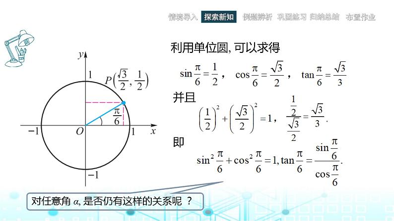 中职数学基础模块上册4-4同角三角函数的基本关系教学课件03