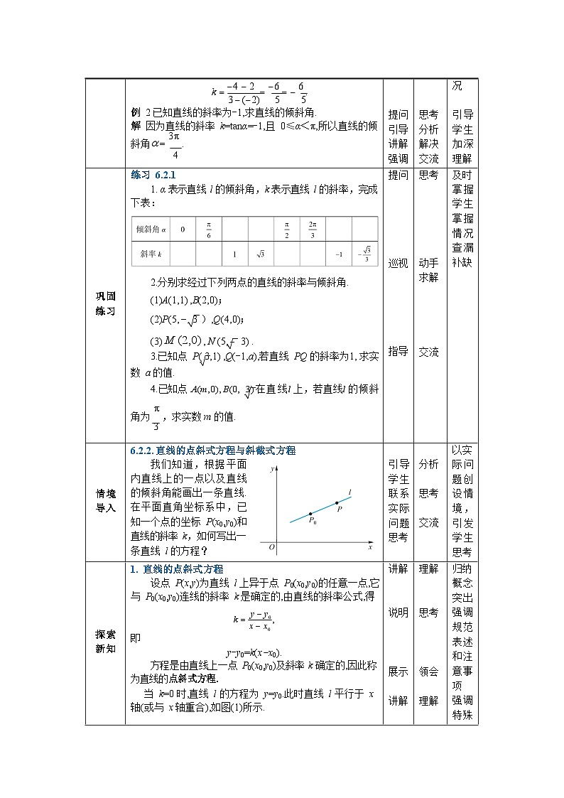 中职数学基础模块下册6-2直线的方程教案03