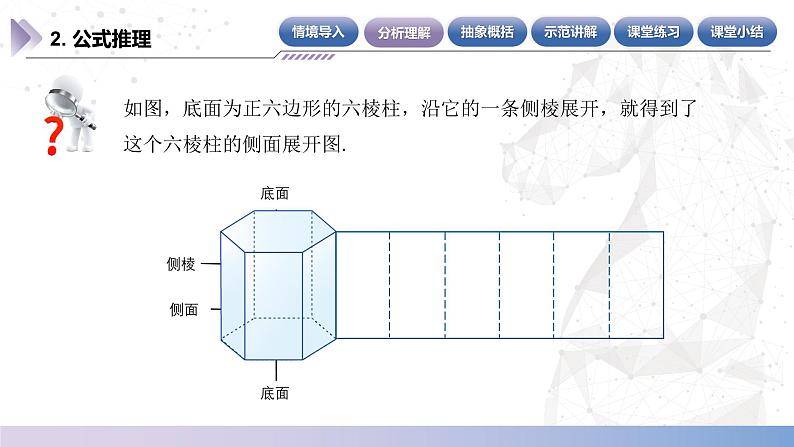 【中职数学】北师大版基础模块下册 第七章《简单几何体》7.3.1 直棱柱、正棱锥的表面积（一）课件第6页