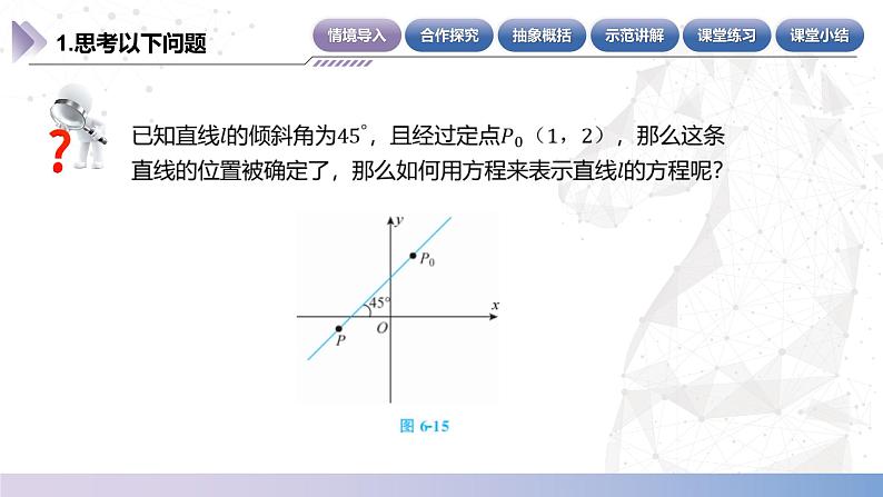 【中职数学】北师大版基础模块下册 第六章《直线与圆》6.3.1 直线的点斜式方程 课件第4页