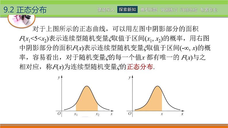 【简约实用】高教版（2021）中职数学 拓展模块二下册 9.2正态分布课件+教案+课内练习题答案07