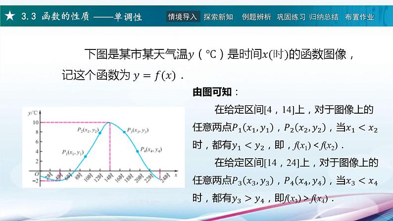 高教版2021 中职数学  基础模块上册 第三章函数 3.3函数的性质（4课时）-课件+教案06