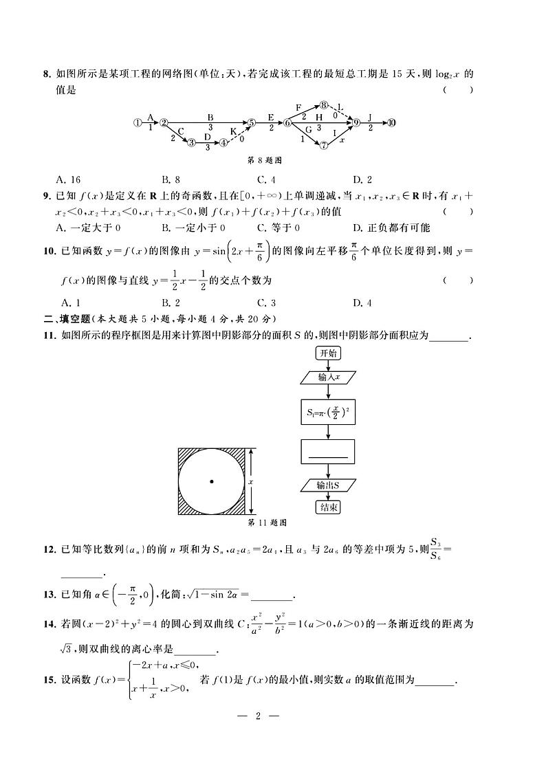 2023年度江苏省职教高考一轮复习系统性一模考试数学试卷02