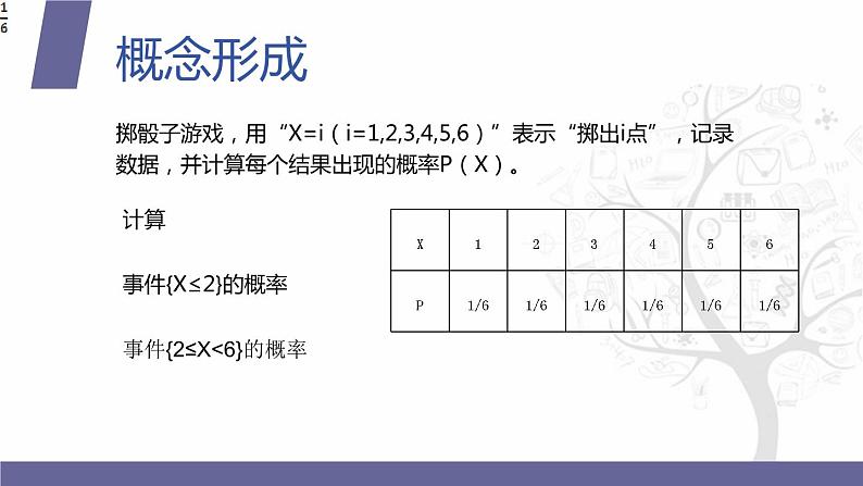 北师大版《中职数学（拓展模块一 下册）》第20课 离散型随机变量分布列及其数字特征 课件第4页