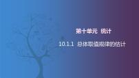 北师大版（2021）10.1.1  总体取值规律的估计优质课ppt课件