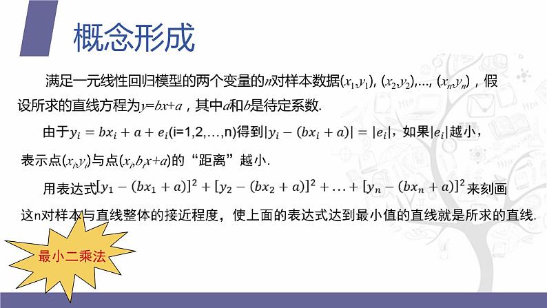 【北师大版中职数学】拓展模块一 下册 10.2.2《一元线性回归模型及应用》课件+教案06