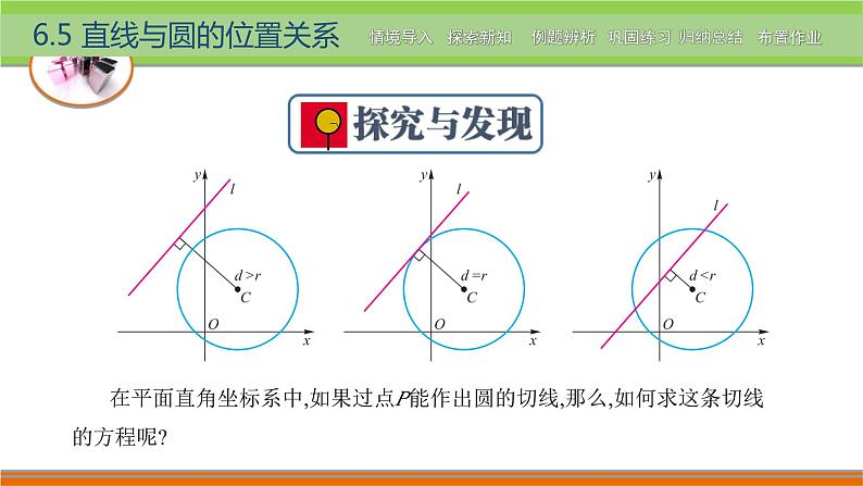 6.5直线与圆的位置关系 中职数学高教版（2021~十四五）基础模块下册PPT课件第7页