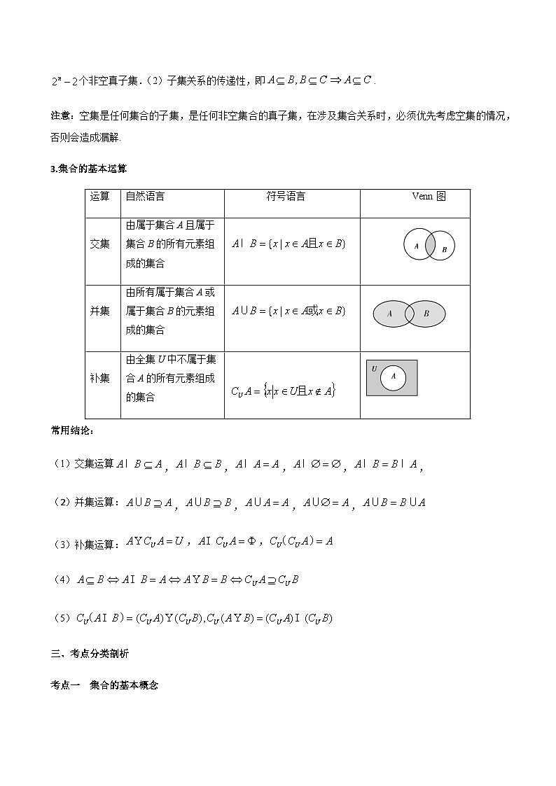 【备战2024年中职高考】中职数学 一轮复习专题训练（考点讲与练）专题01 集合（讲 ）.zip03