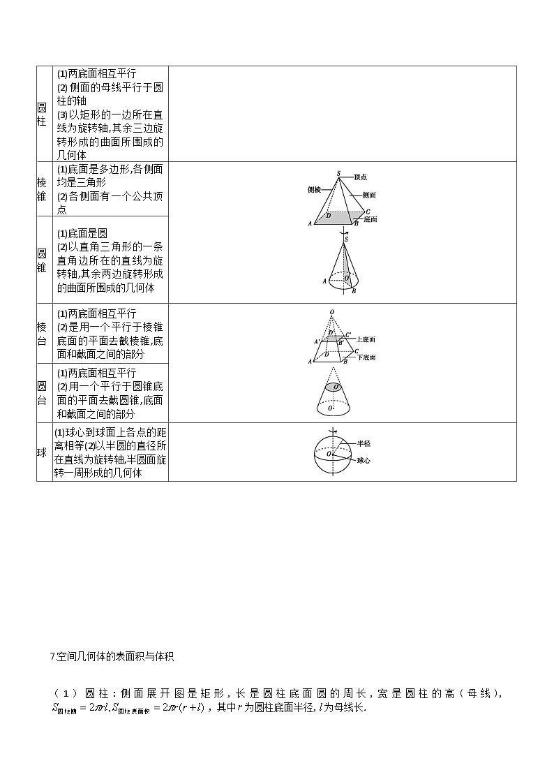 【备战2024年中职高考】中职数学 一轮复习专题训练（考点讲与练）专题33 空间几何体（讲）.zip03